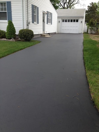 Asphalt repair project in Madison