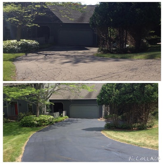 Sealcoating project in Branford