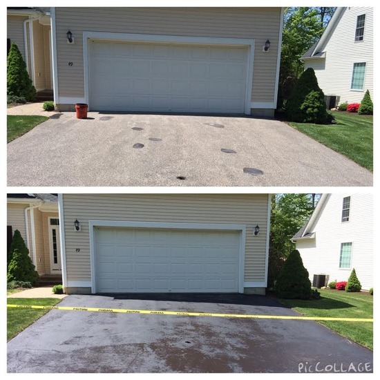 Sealcoating project in Madison